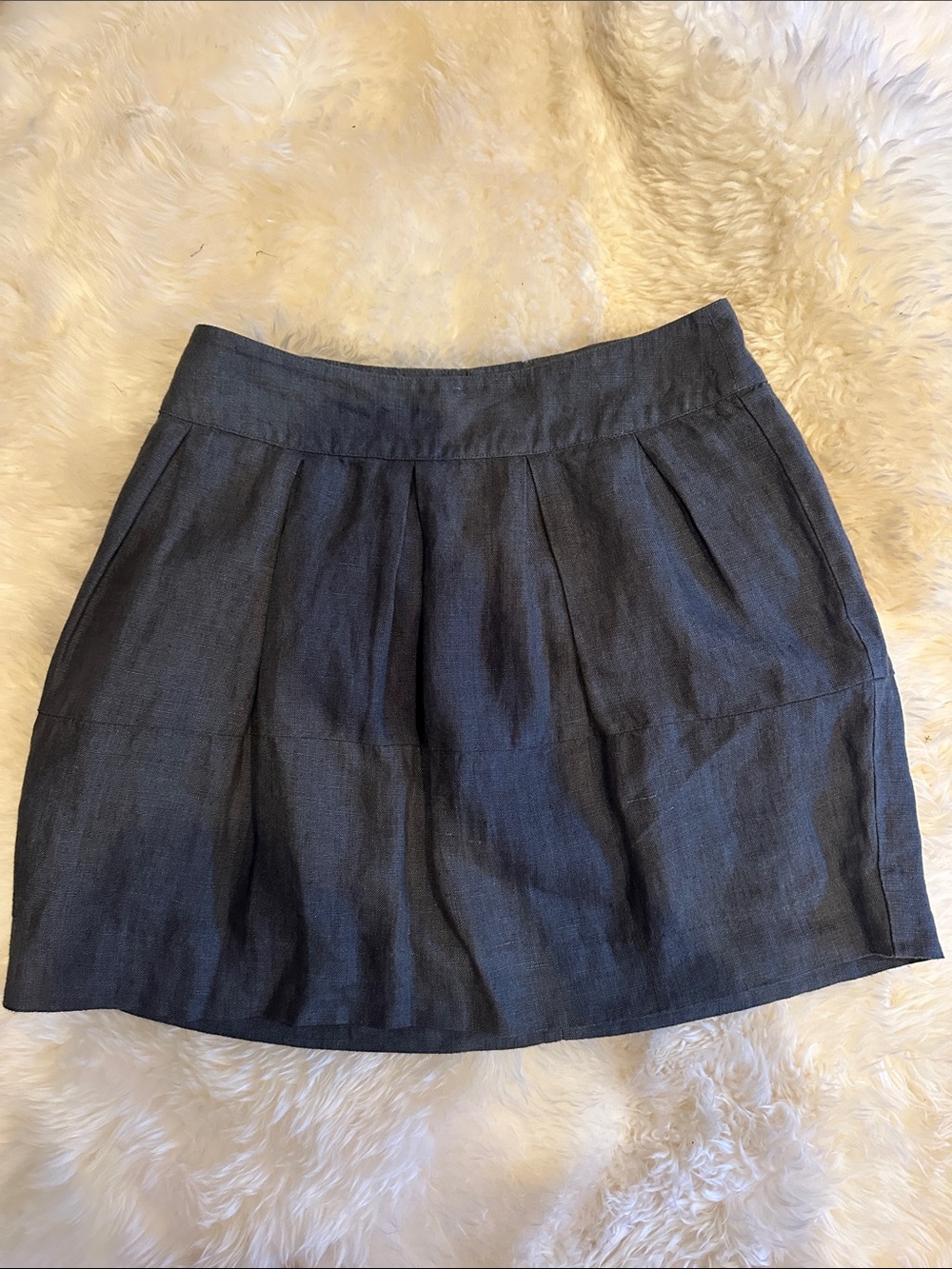 Island Company Charcoal Gray Circle Skirt